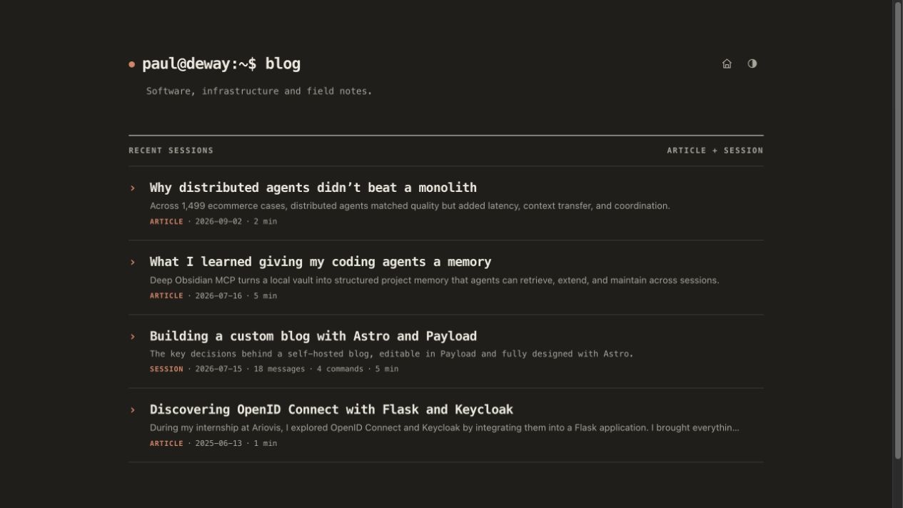 Deway Field Notes screenshot